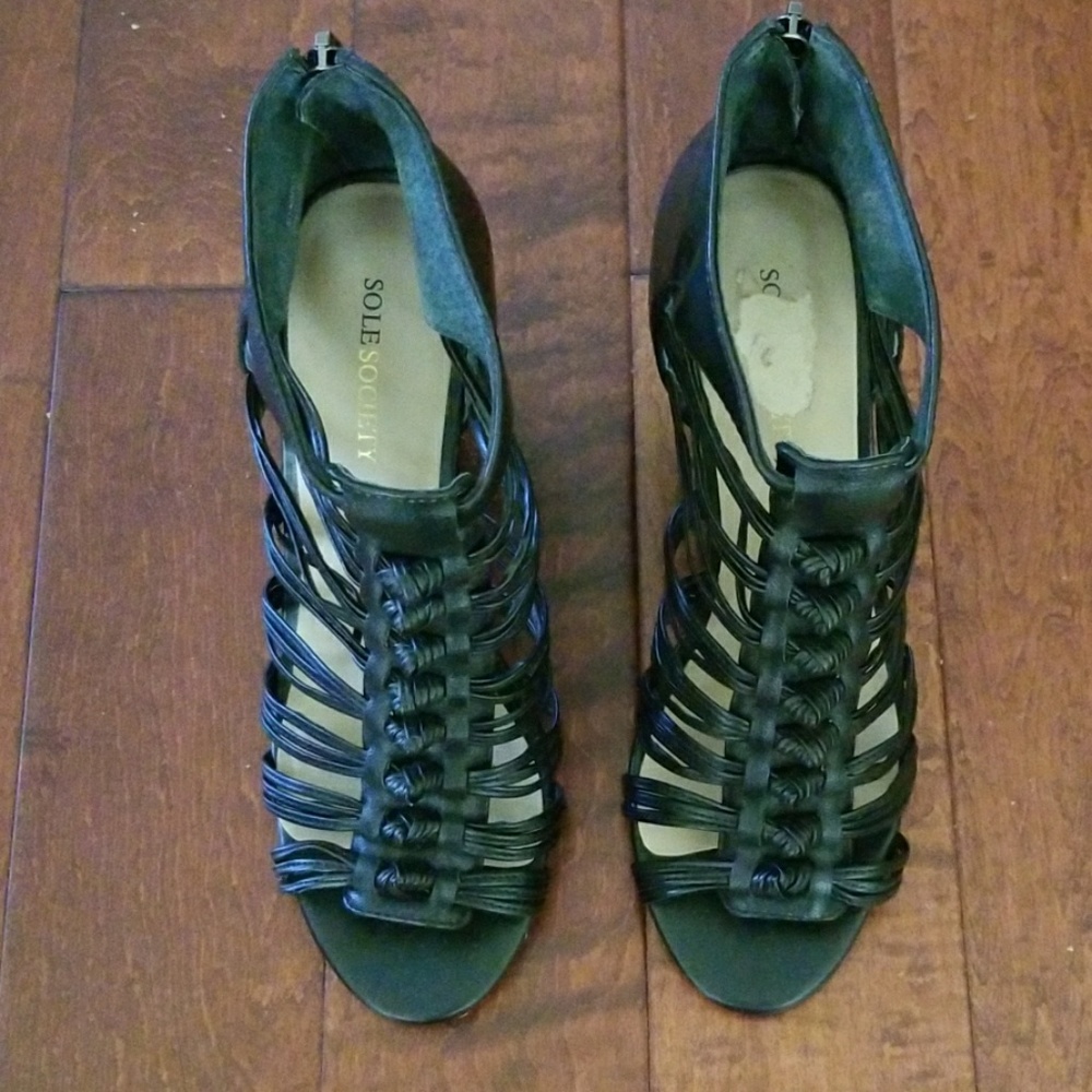 Soul Society Black Wedges